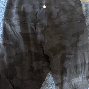 Lululemon Deep Coal Camo Shorts